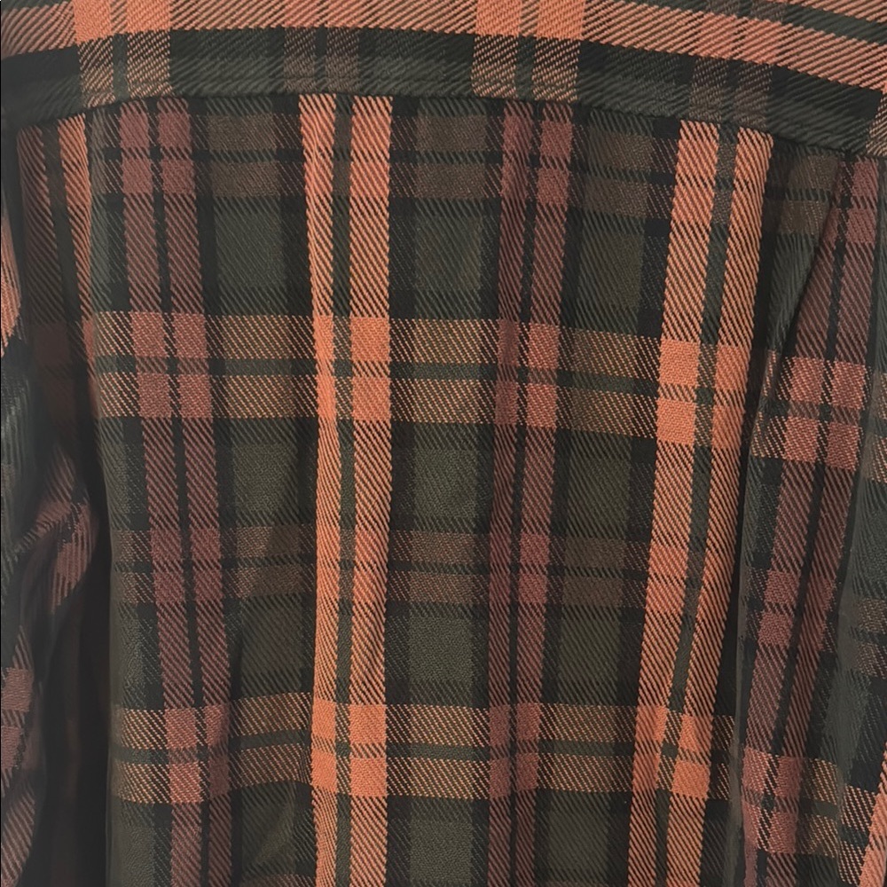 Outerknown Men's Plaid Blanket Shirt - Black and Brown - Picture 9 of 10
